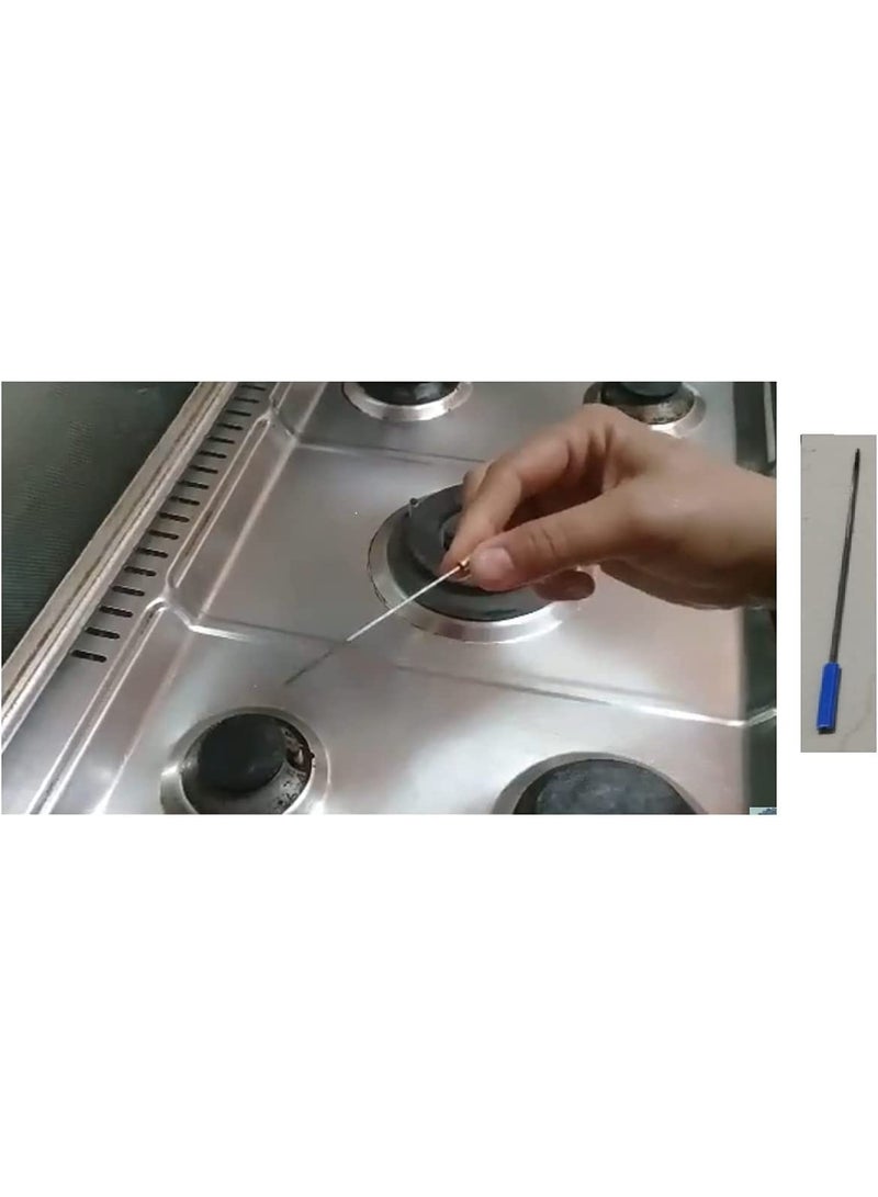 خرطوم أنبوبة غاز 90 بار - بار 90 + منظم غاز من النحاس + خرطوم 2 متر + 2 افيز + فرشة نحاس لتنظيف الرواسب - Image 3